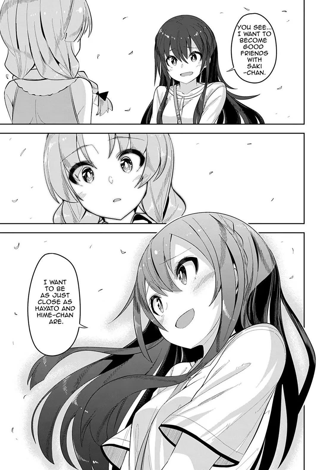 Tenkosaki: The Neat and Pretty Girl at My New School Is a Childhood Friend of Mine Who I Thought Was a Boy chapter 31 page 31