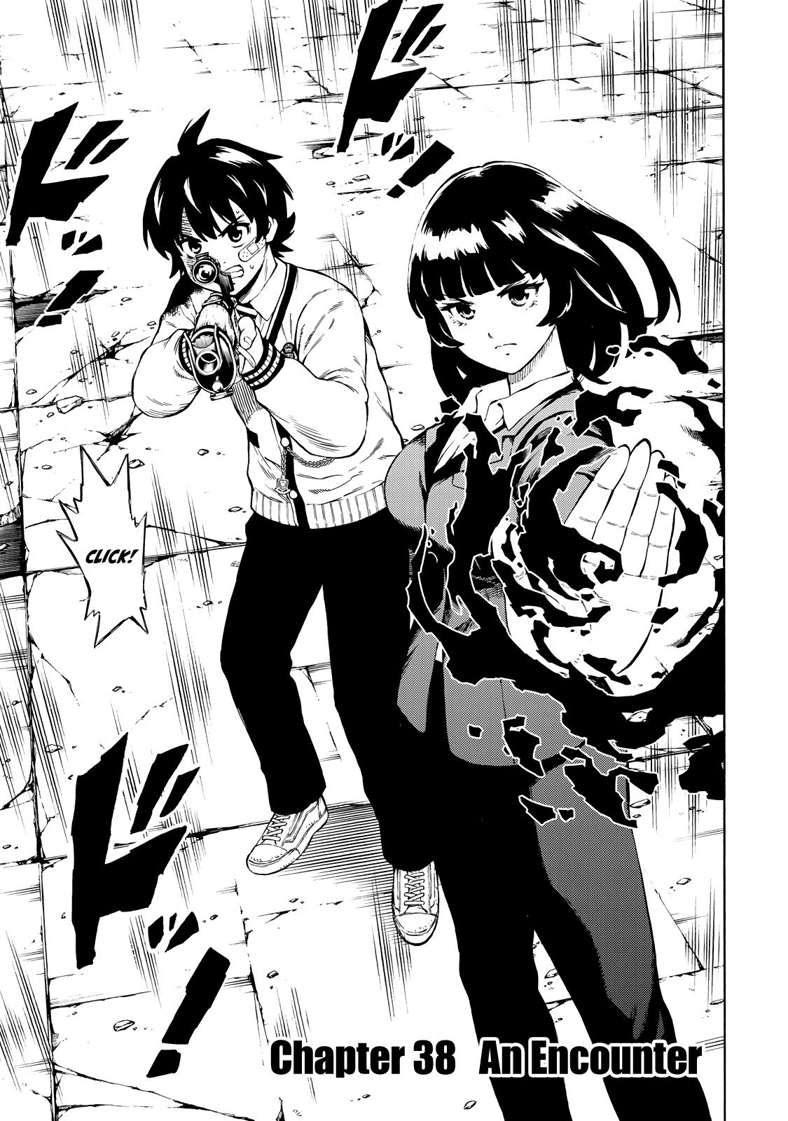 Tenkuu Shinpan Arrive chapter 38 page 1