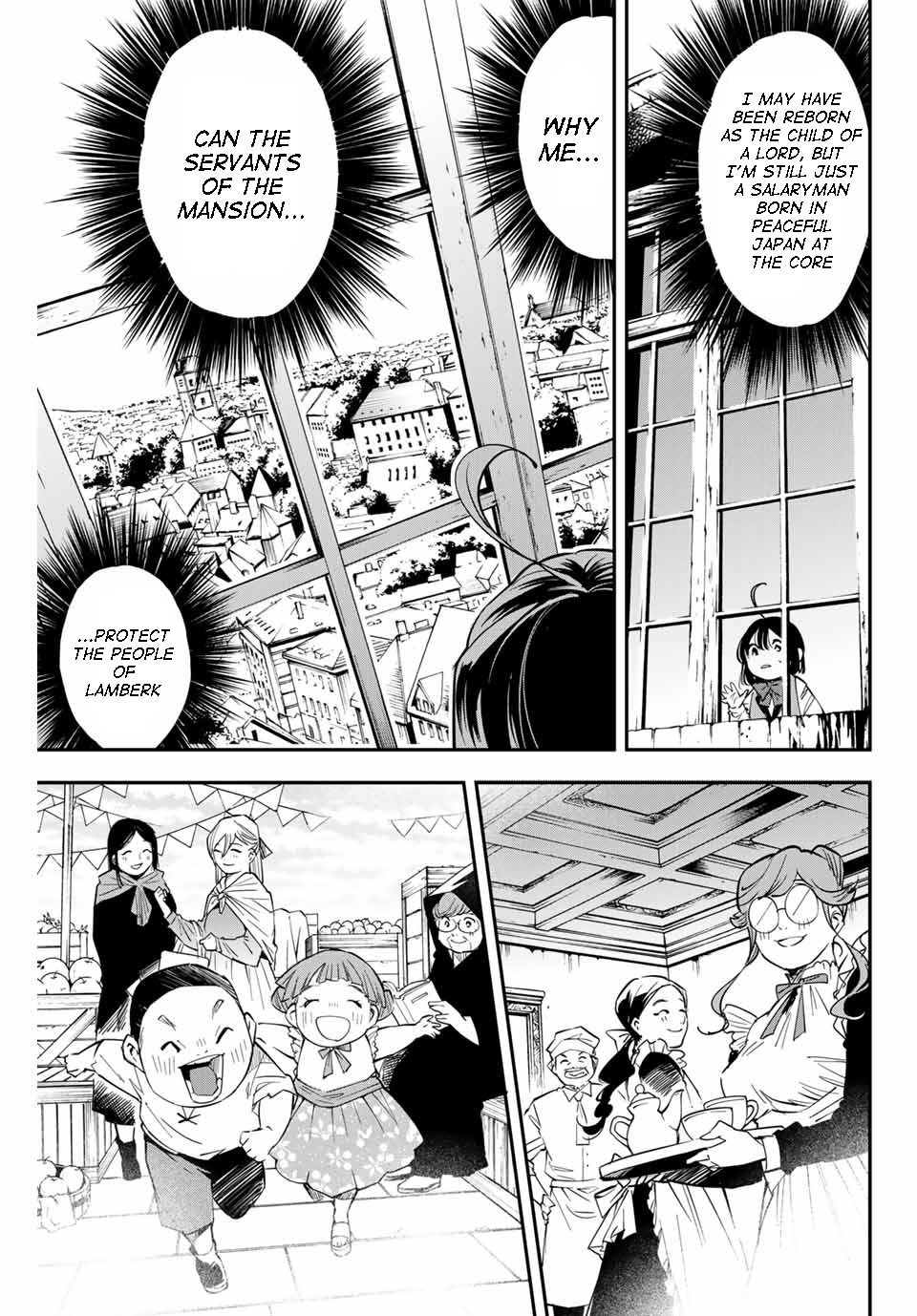 Tensei Kizoku, Kantei Skill de Nariagaru ~Jakushou Ryouchi o Uketsuida node, Yuushuu na Jinzai o Fuyashiteitara, Saikyou Ryouchi ni Natteta~ chapter 1 page 32
