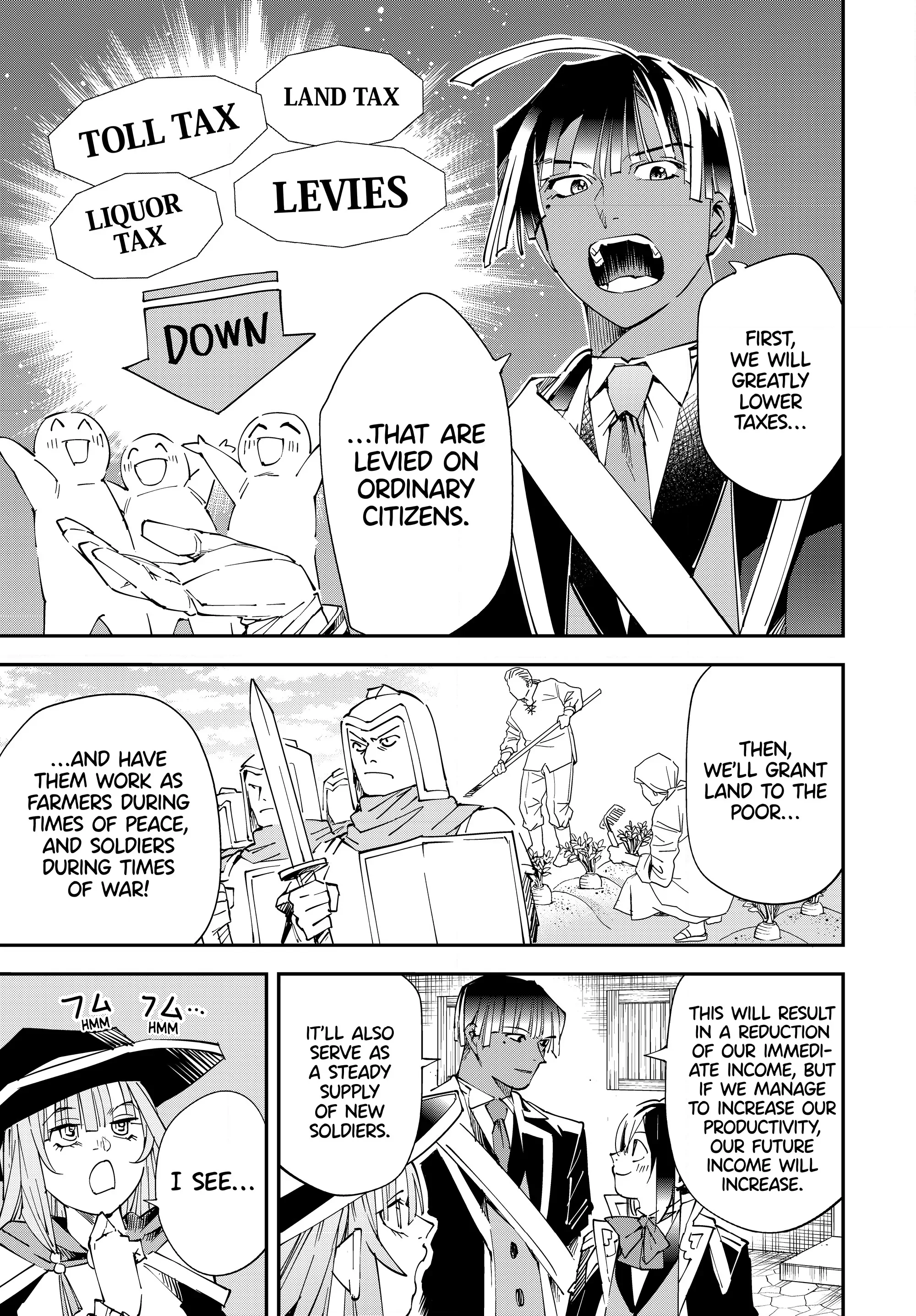 Tensei Kizoku, Kantei Skill de Nariagaru ~Jakushou Ryouchi o Uketsuida node, Yuushuu na Jinzai o Fuyashiteitara, Saikyou Ryouchi ni Natteta~ chapter 115 page 11