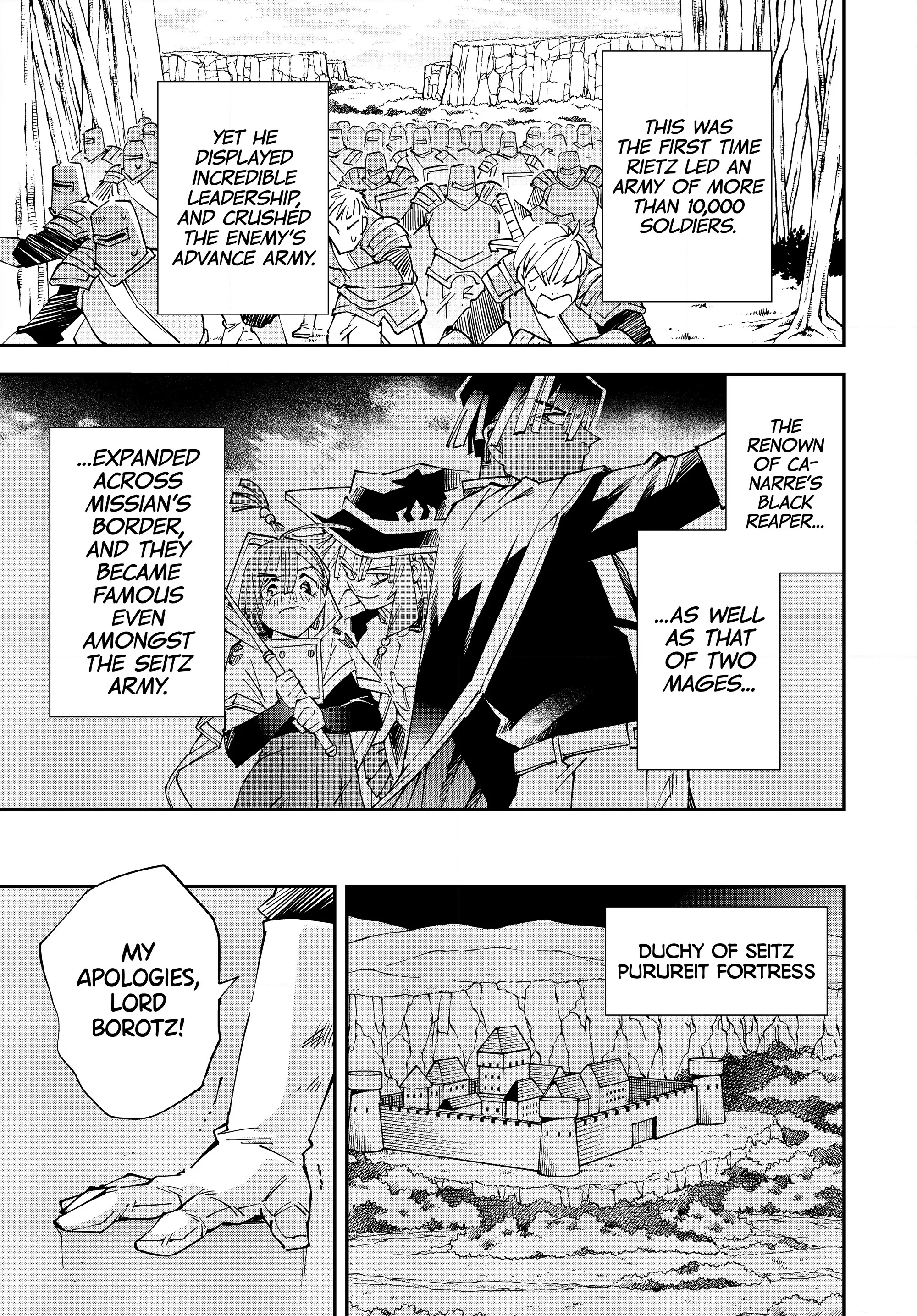 Tensei Kizoku, Kantei Skill de Nariagaru ~Jakushou Ryouchi o Uketsuida node, Yuushuu na Jinzai o Fuyashiteitara, Saikyou Ryouchi ni Natteta~ chapter 122 page 15