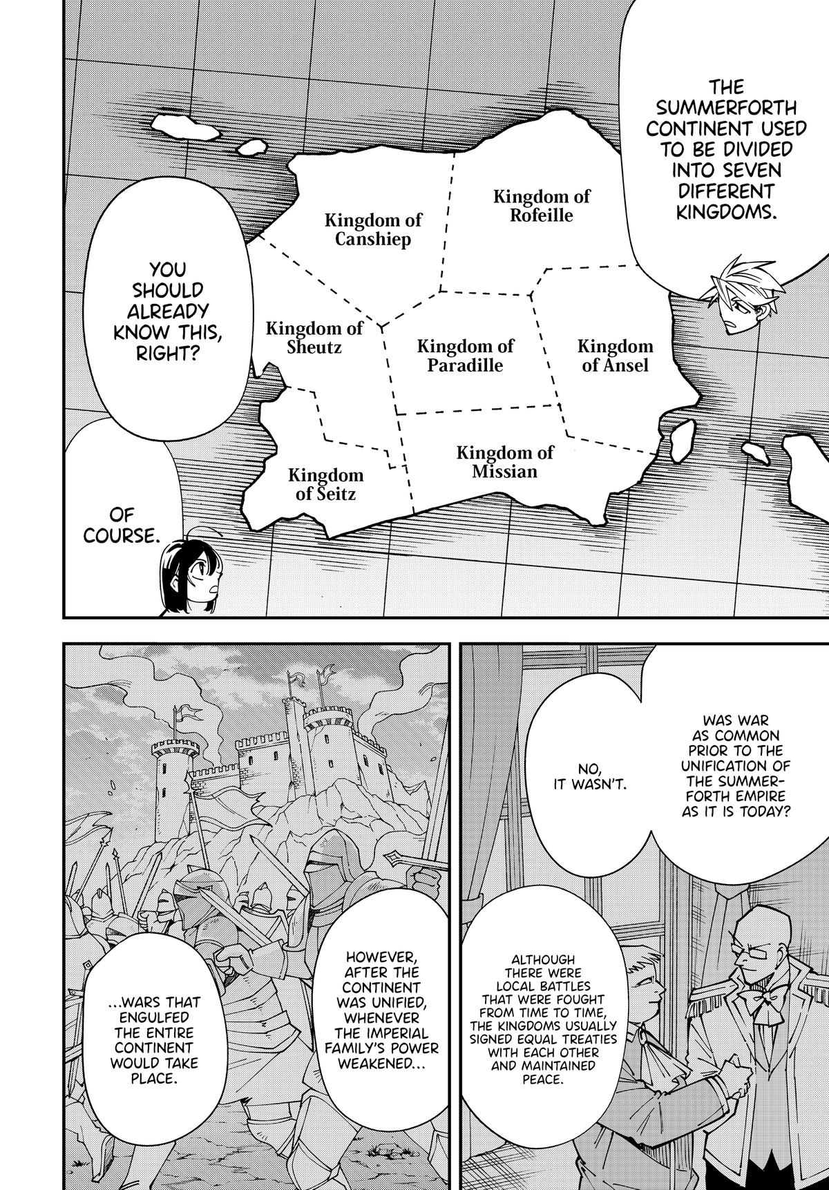 Tensei Kizoku, Kantei Skill de Nariagaru ~Jakushou Ryouchi o Uketsuida node, Yuushuu na Jinzai o Fuyashiteitara, Saikyou Ryouchi ni Natteta~ chapter 140 page 4