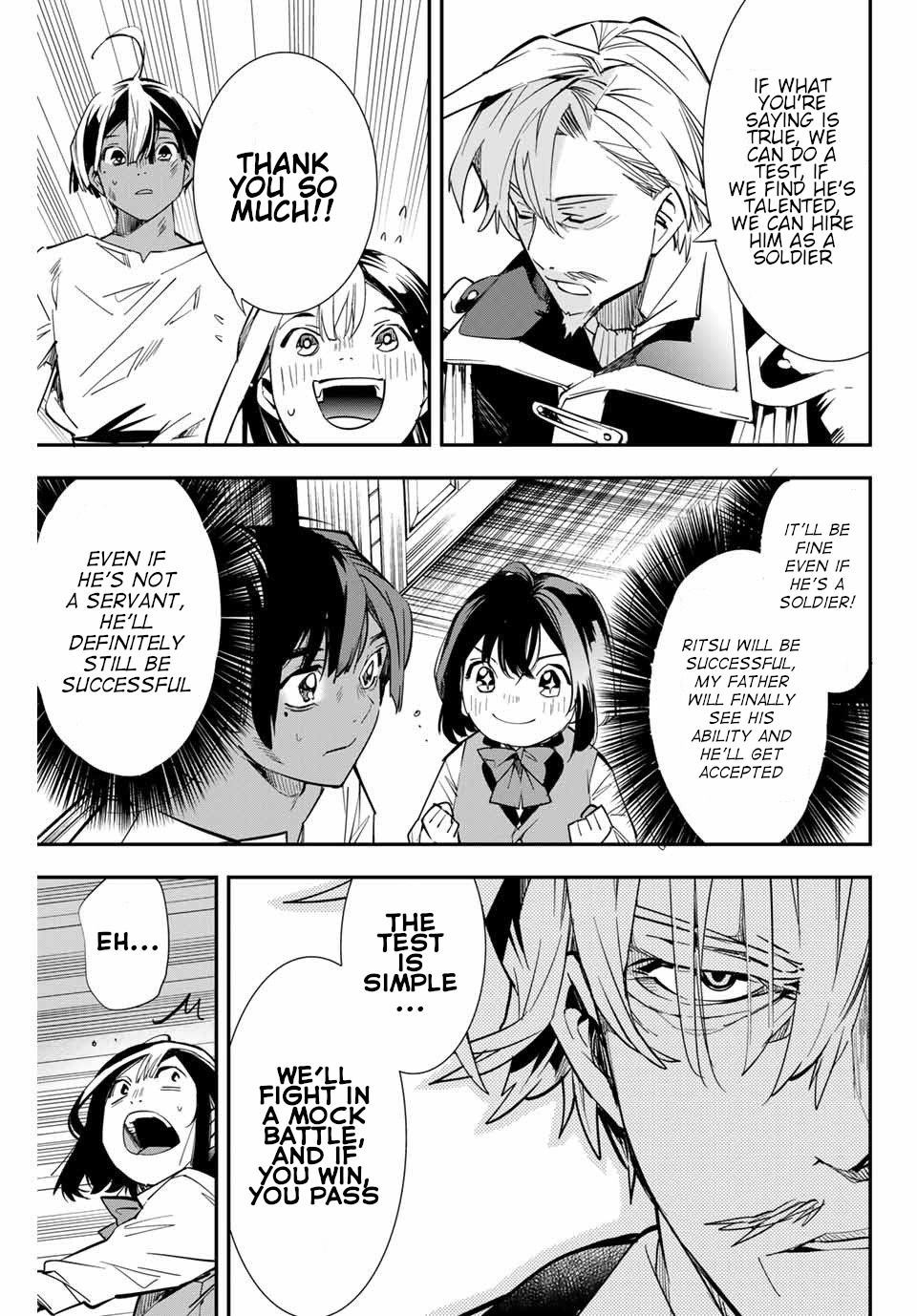 Tensei Kizoku, Kantei Skill de Nariagaru ~Jakushou Ryouchi o Uketsuida node, Yuushuu na Jinzai o Fuyashiteitara, Saikyou Ryouchi ni Natteta~ chapter 2 page 17