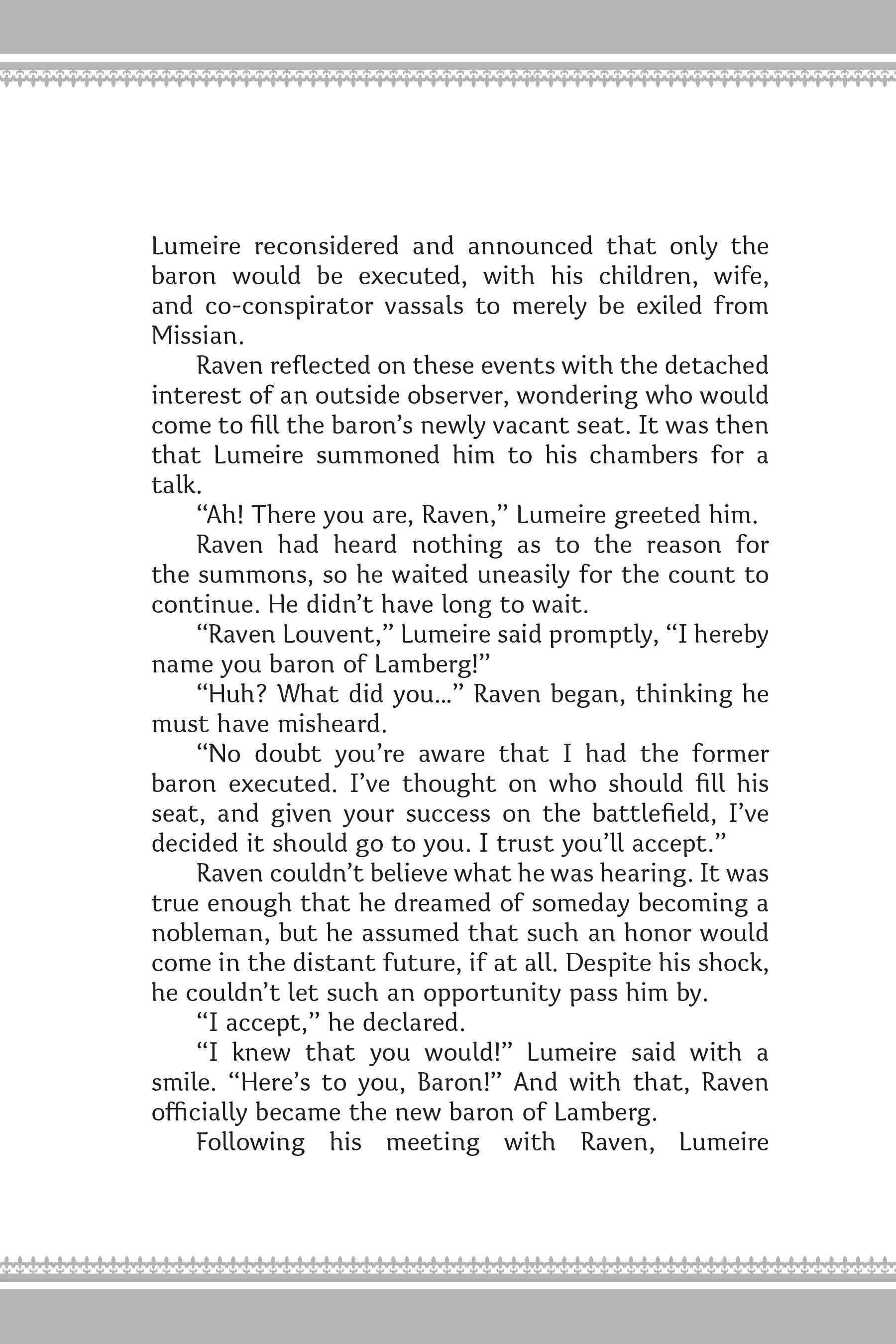 Tensei Kizoku, Kantei Skill de Nariagaru ~Jakushou Ryouchi o Uketsuida node, Yuushuu na Jinzai o Fuyashiteitara, Saikyou Ryouchi ni Natteta~ chapter 35.5 page 4