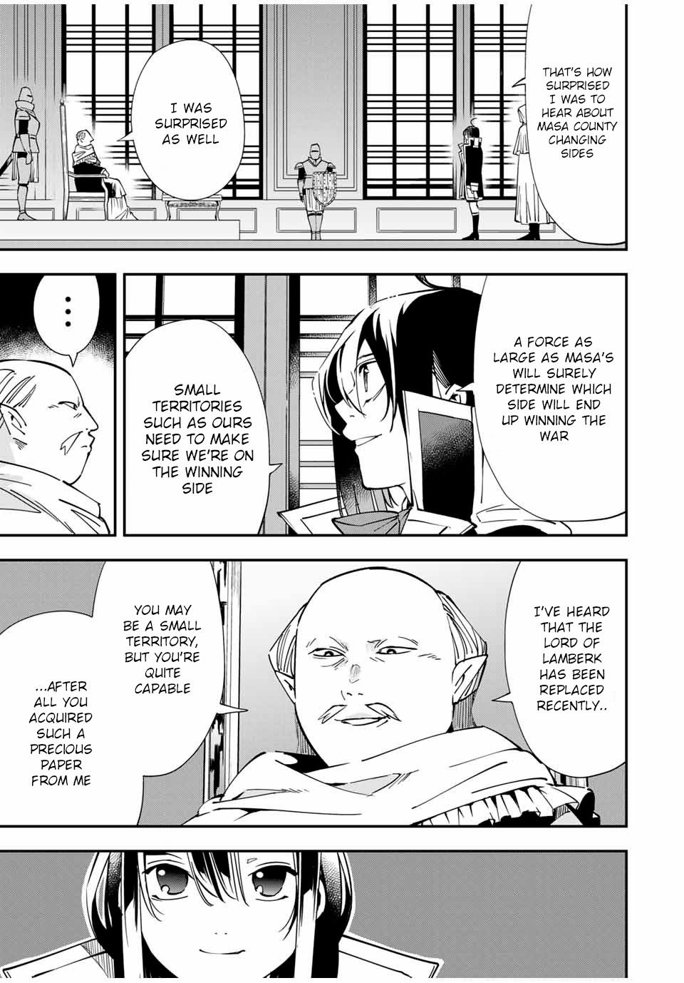 Tensei Kizoku, Kantei Skill de Nariagaru ~Jakushou Ryouchi o Uketsuida node, Yuushuu na Jinzai o Fuyashiteitara, Saikyou Ryouchi ni Natteta~ chapter 37 page 11