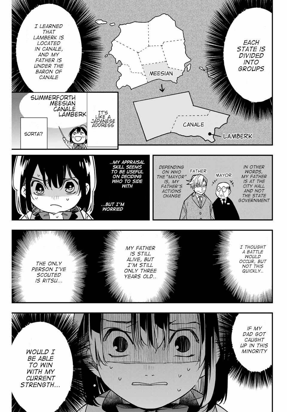 Tensei Kizoku, Kantei Skill de Nariagaru ~Jakushou Ryouchi o Uketsuida node, Yuushuu na Jinzai o Fuyashiteitara, Saikyou Ryouchi ni Natteta~ chapter 4 page 9