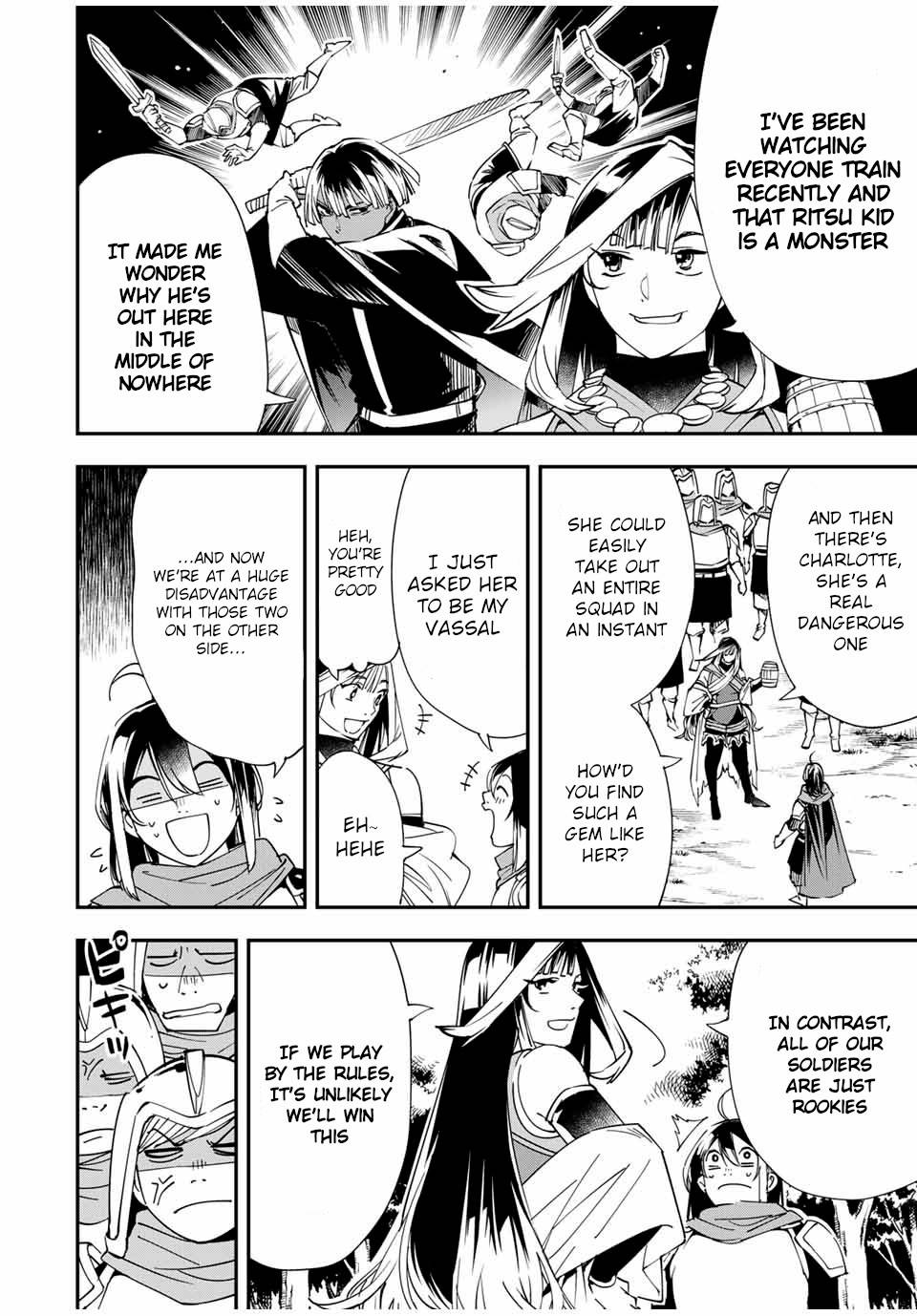 Tensei Kizoku, Kantei Skill de Nariagaru ~Jakushou Ryouchi o Uketsuida node, Yuushuu na Jinzai o Fuyashiteitara, Saikyou Ryouchi ni Natteta~ chapter 44 page 10