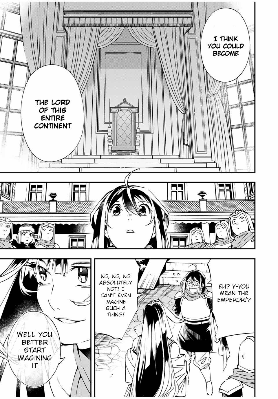 Tensei Kizoku, Kantei Skill de Nariagaru ~Jakushou Ryouchi o Uketsuida node, Yuushuu na Jinzai o Fuyashiteitara, Saikyou Ryouchi ni Natteta~ chapter 47 page 17