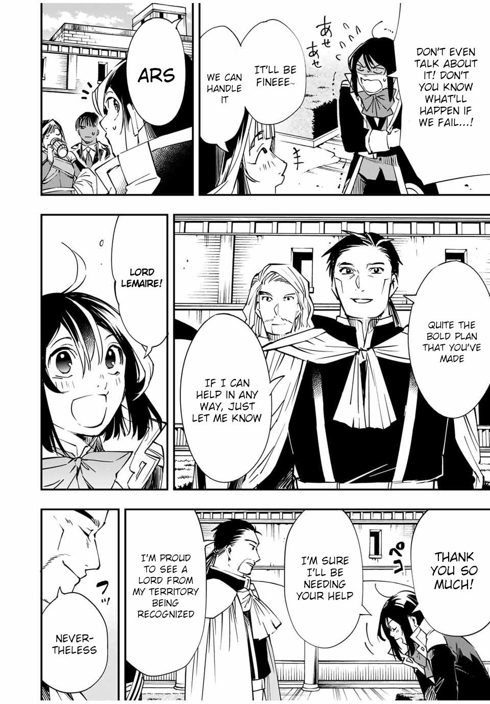 Tensei Kizoku, Kantei Skill de Nariagaru ~Jakushou Ryouchi o Uketsuida node, Yuushuu na Jinzai o Fuyashiteitara, Saikyou Ryouchi ni Natteta~ chapter 51 page 14