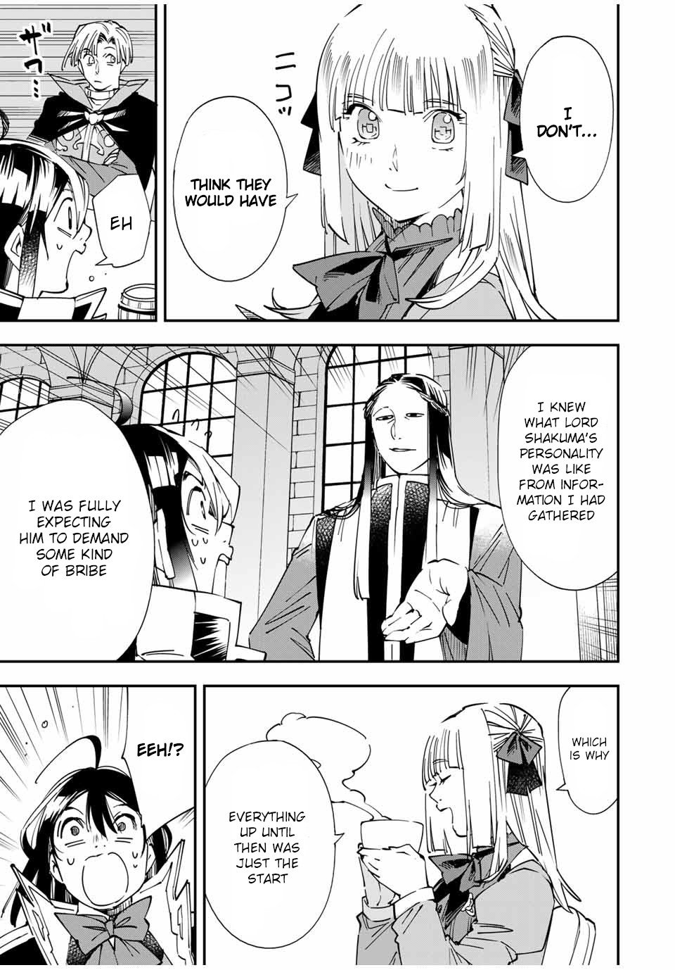 Tensei Kizoku, Kantei Skill de Nariagaru ~Jakushou Ryouchi o Uketsuida node, Yuushuu na Jinzai o Fuyashiteitara, Saikyou Ryouchi ni Natteta~ chapter 59 page 3