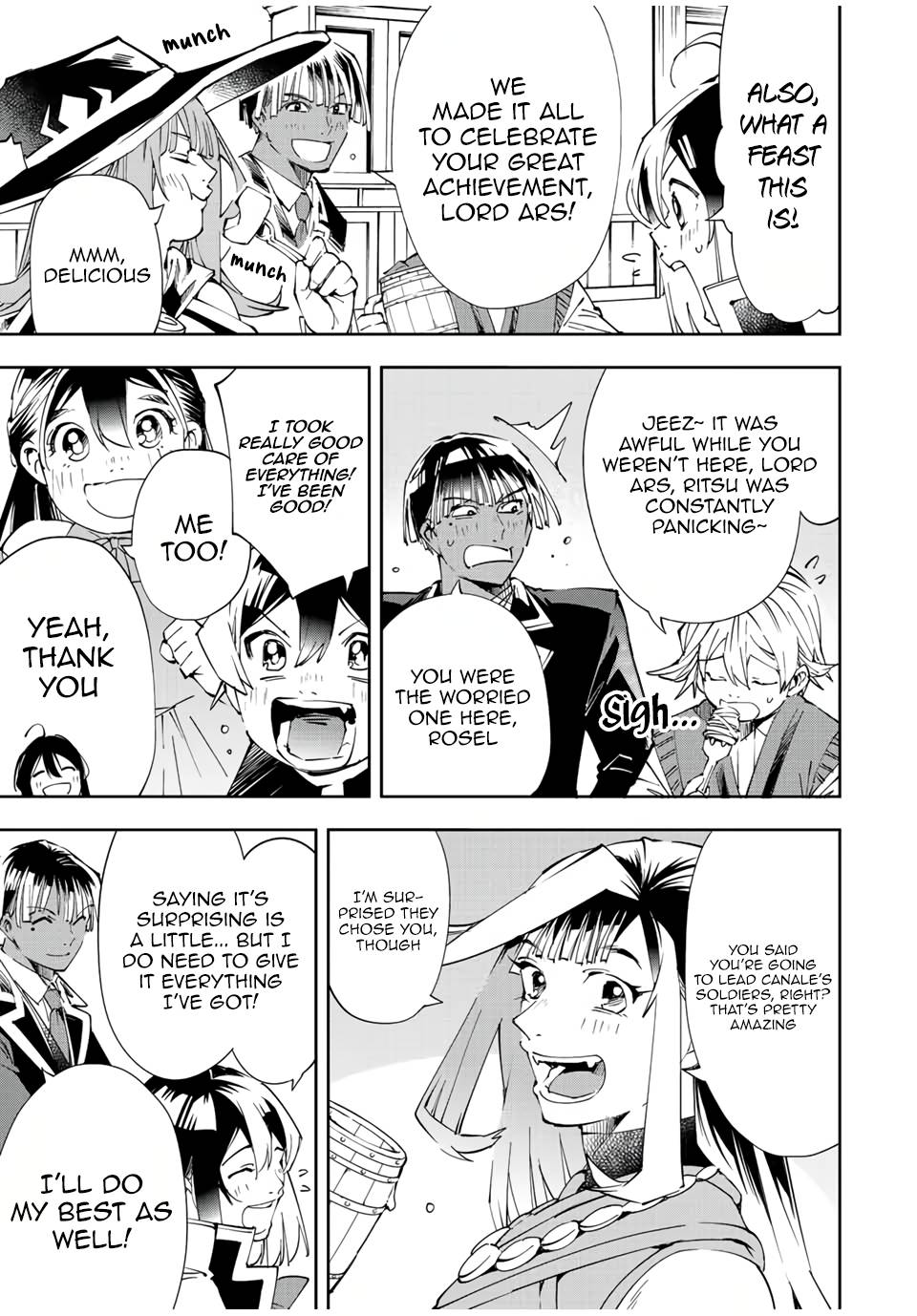 Tensei Kizoku, Kantei Skill de Nariagaru ~Jakushou Ryouchi o Uketsuida node, Yuushuu na Jinzai o Fuyashiteitara, Saikyou Ryouchi ni Natteta~ chapter 64 page 3