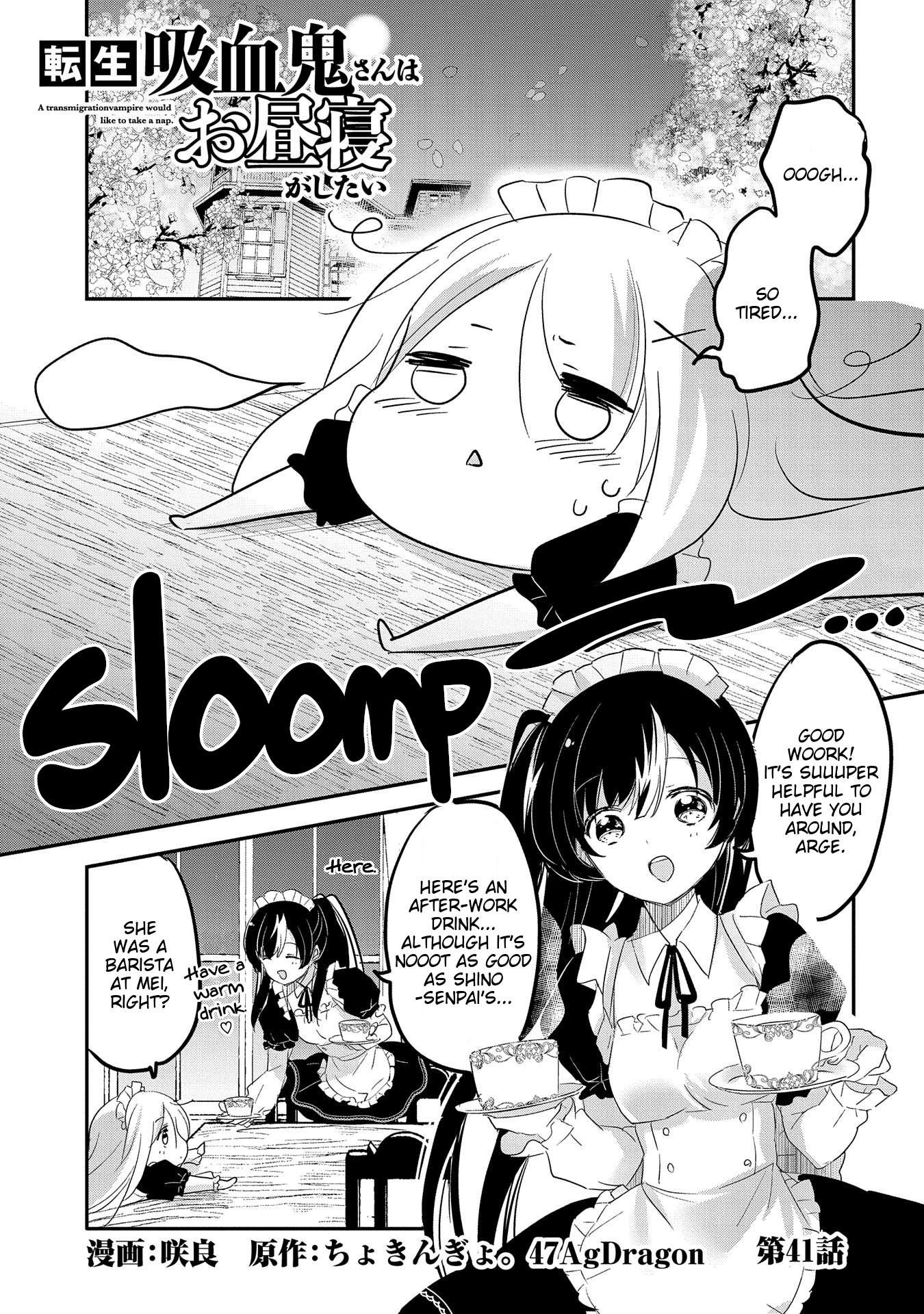 Tensei Kyuuketsuki-san wa Ohirune ga Shitai chapter 41 page 1