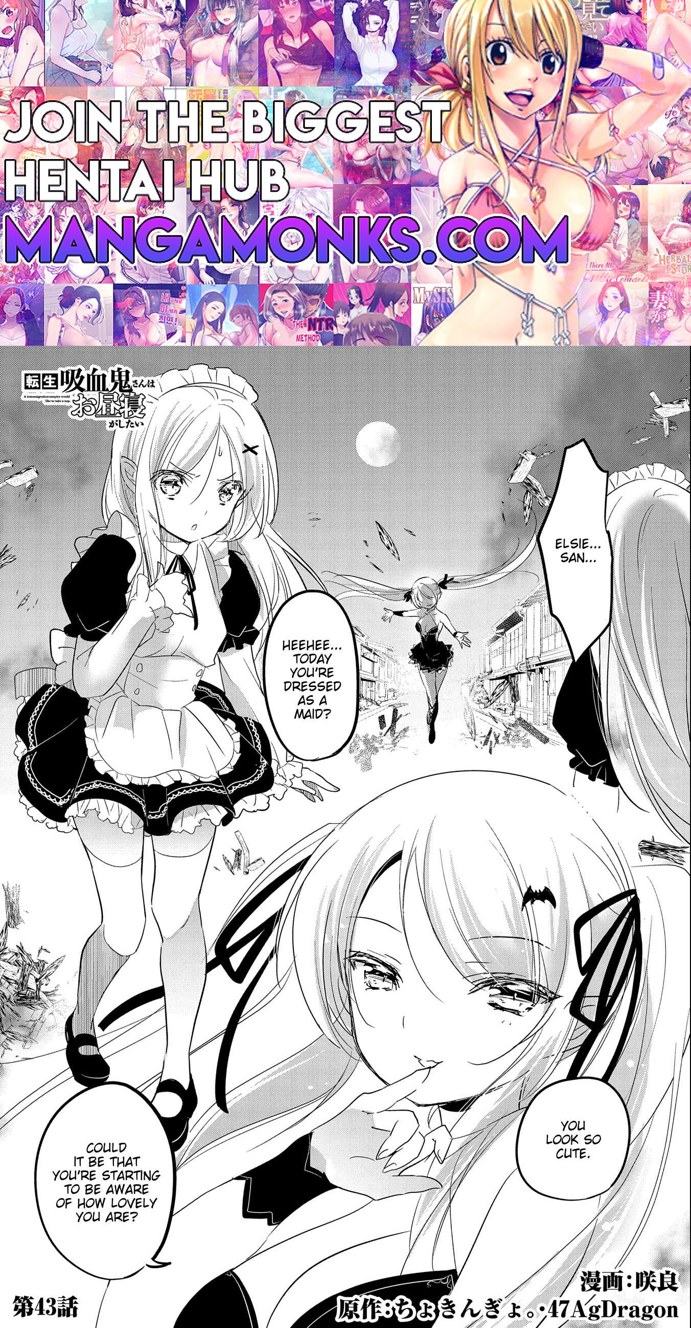 Tensei Kyuuketsuki-san wa Ohirune ga Shitai chapter 43 page 1