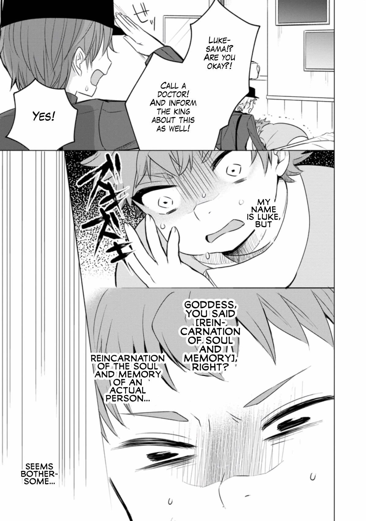 Tensei Saki ga Zannen Ouji Datta Ken: Ima wa Fukkin 1-kai mo Dekinai kedo Yasete Isekai Sukuimasu chapter 1 page 28