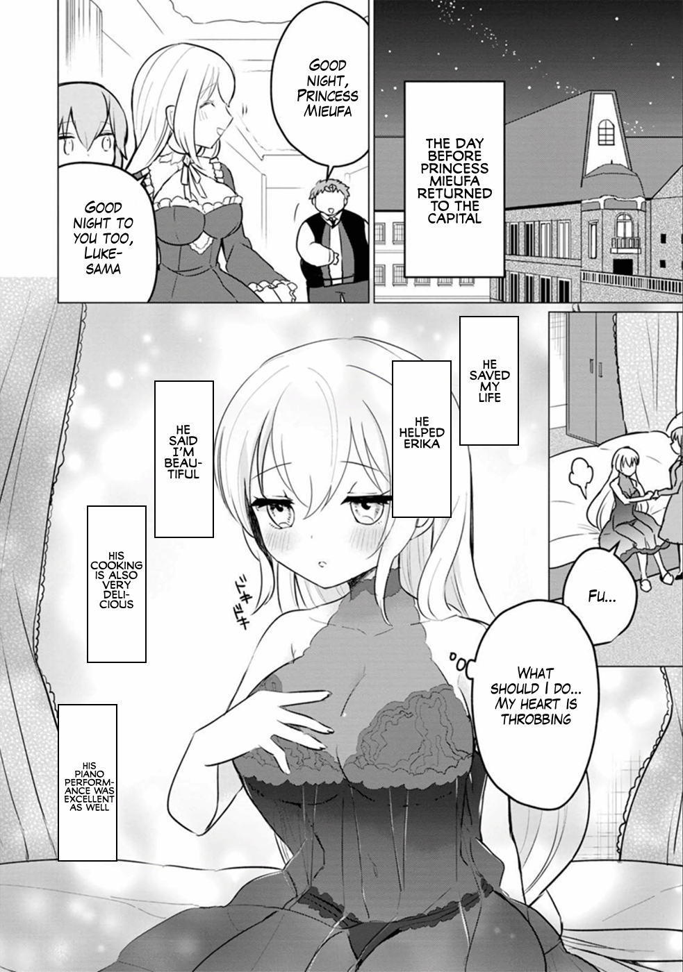 Tensei Saki ga Zannen Ouji Datta Ken: Ima wa Fukkin 1-kai mo Dekinai kedo Yasete Isekai Sukuimasu chapter 10 page 2