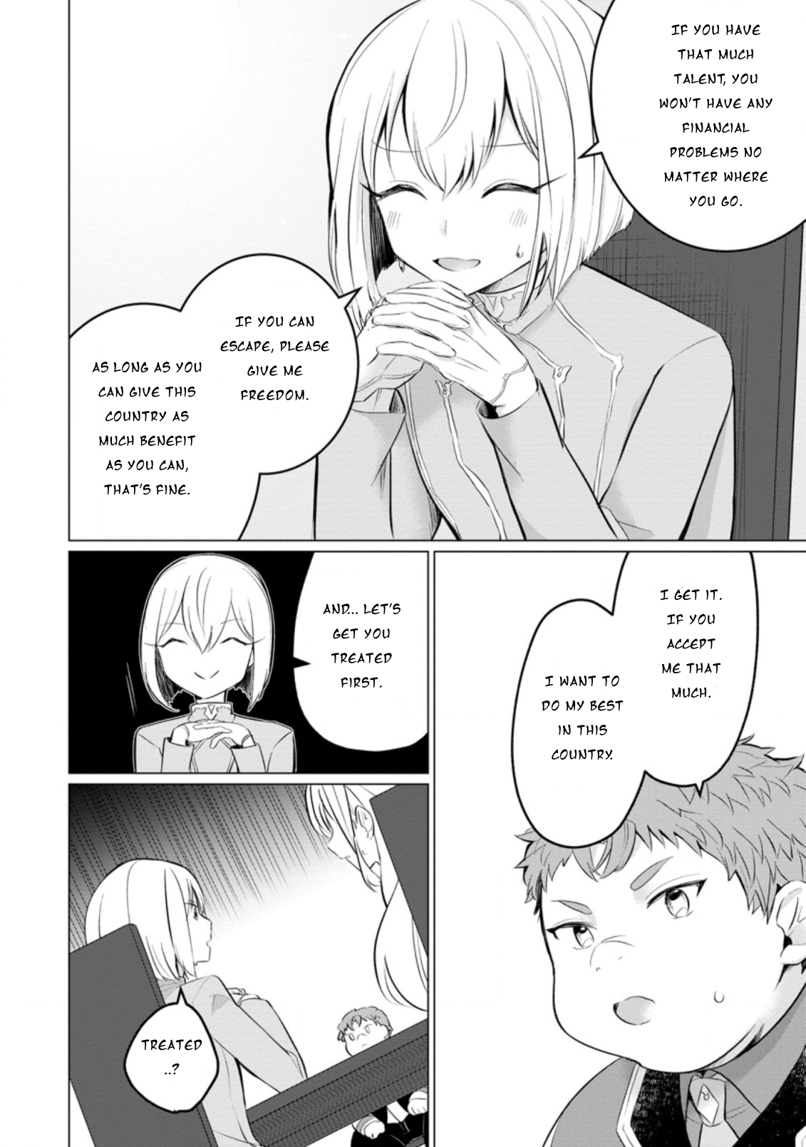 Tensei Saki ga Zannen Ouji Datta Ken: Ima wa Fukkin 1-kai mo Dekinai kedo Yasete Isekai Sukuimasu chapter 12 page 29