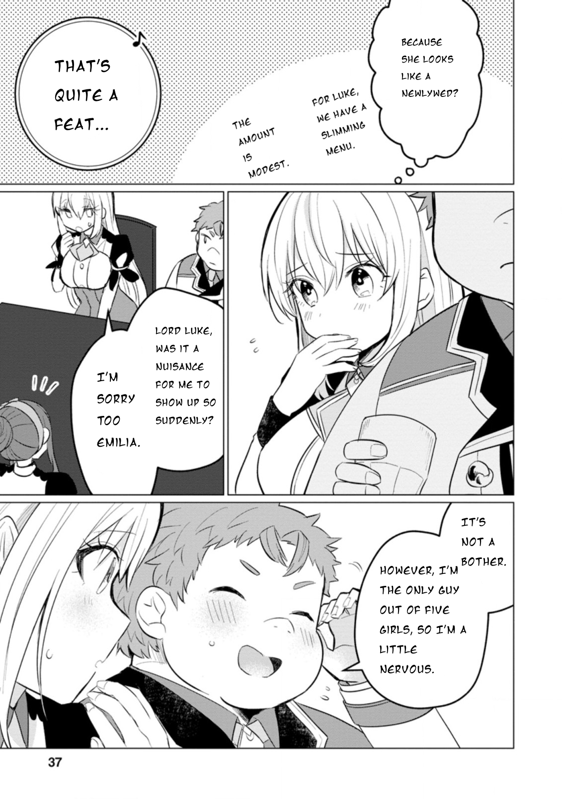 Tensei Saki ga Zannen Ouji Datta Ken: Ima wa Fukkin 1-kai mo Dekinai kedo Yasete Isekai Sukuimasu chapter 12 page 4
