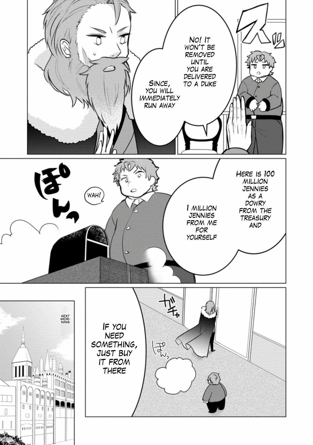 Tensei Saki ga Zannen Ouji Datta Ken: Ima wa Fukkin 1-kai mo Dekinai kedo Yasete Isekai Sukuimasu chapter 3 page 10