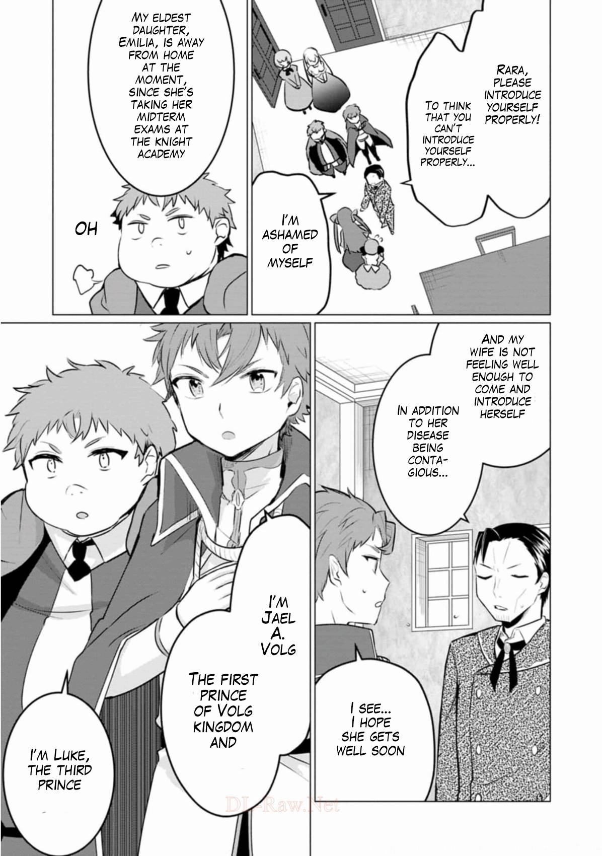 Tensei Saki ga Zannen Ouji Datta Ken: Ima wa Fukkin 1-kai mo Dekinai kedo Yasete Isekai Sukuimasu chapter 5 page 22