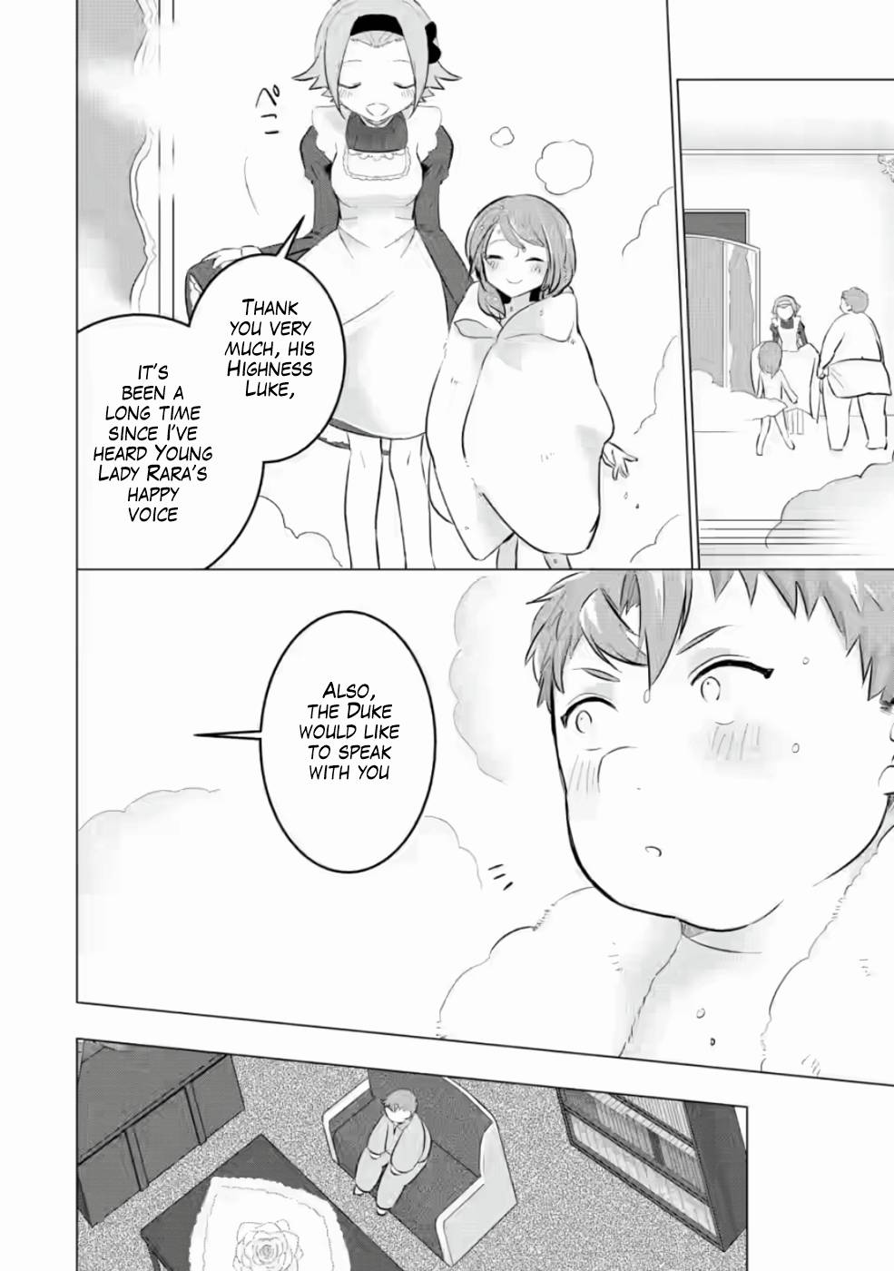 Tensei Saki ga Zannen Ouji Datta Ken: Ima wa Fukkin 1-kai mo Dekinai kedo Yasete Isekai Sukuimasu chapter 7 page 15