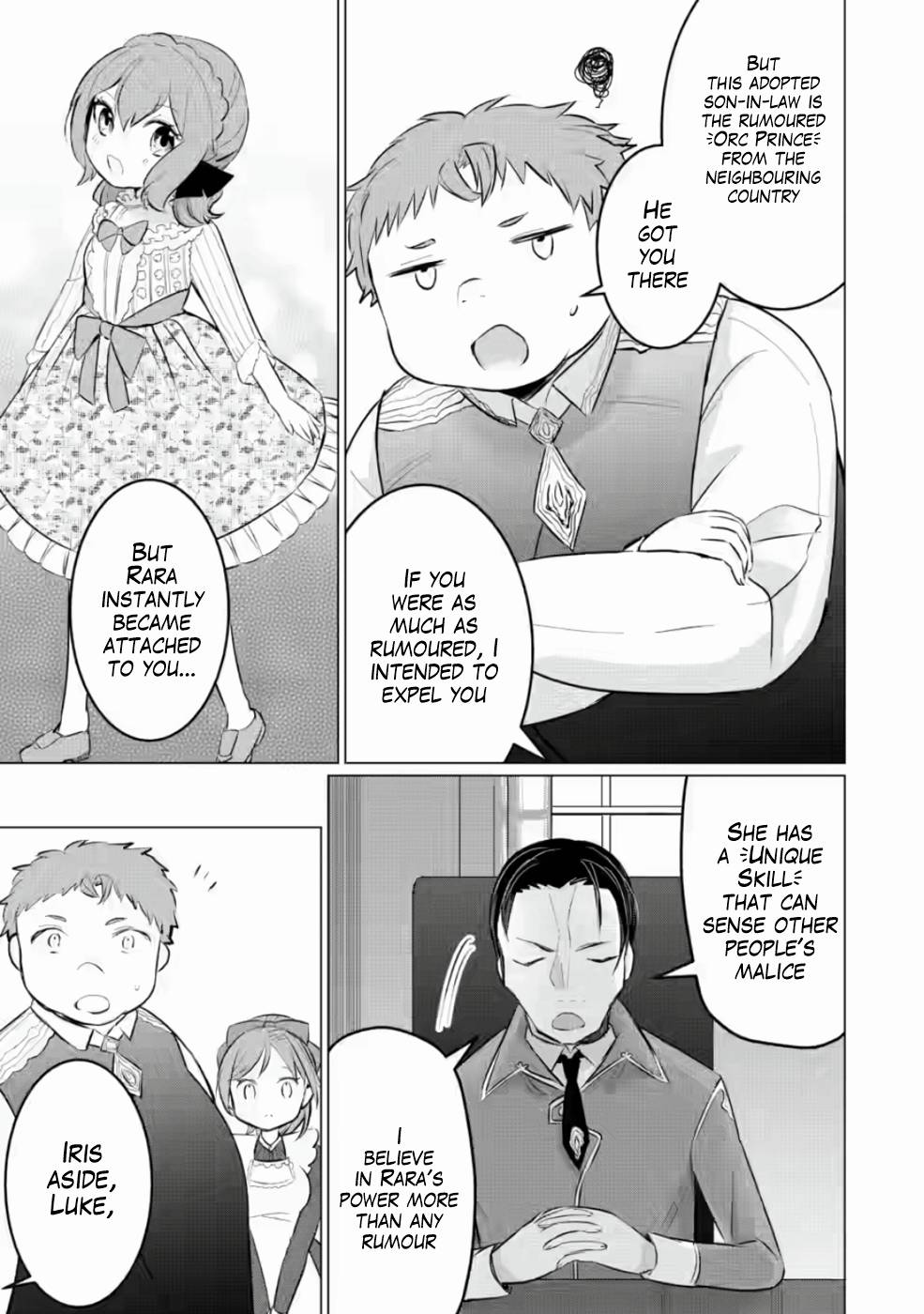 Tensei Saki ga Zannen Ouji Datta Ken: Ima wa Fukkin 1-kai mo Dekinai kedo Yasete Isekai Sukuimasu chapter 7 page 28