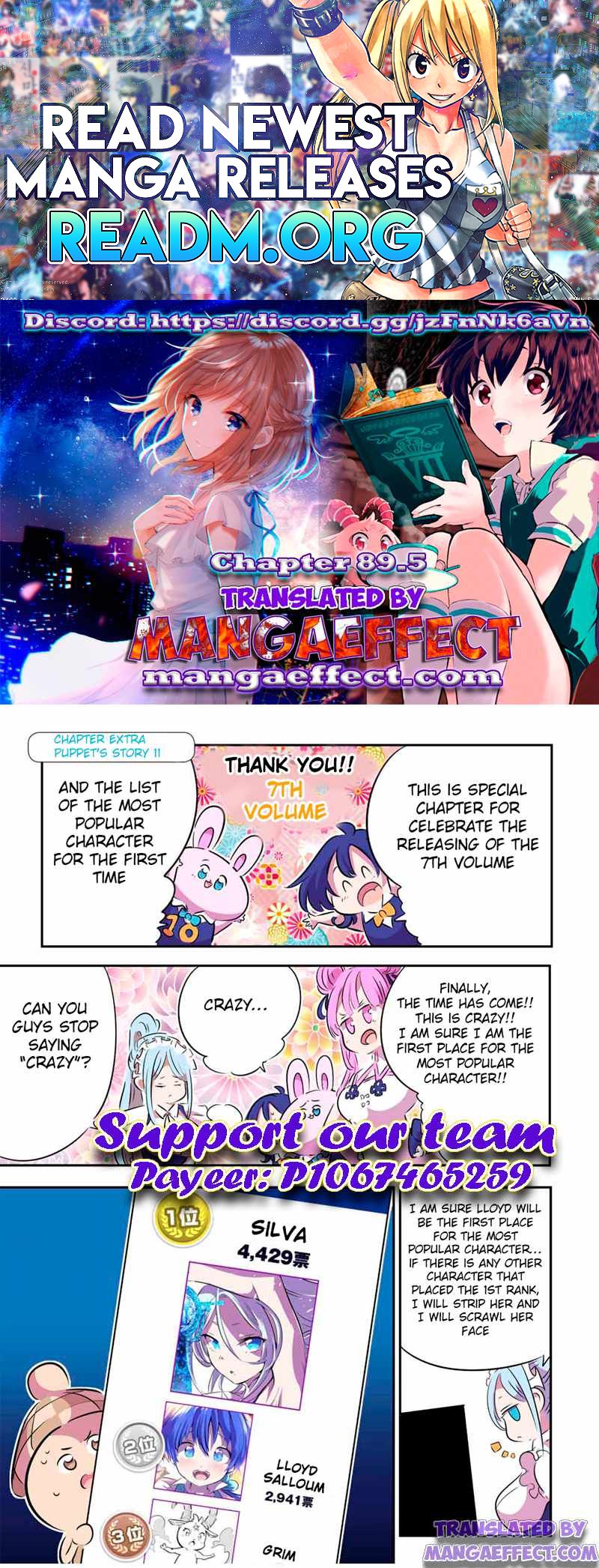 Tensei Shitara dai Nana Ouji dattanode, Kimamani Majutsu o Kiwamemasu chapter 89.5 page 1