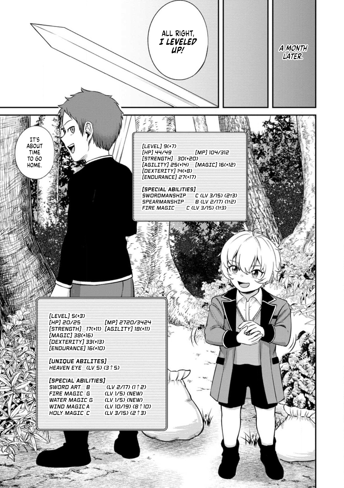 Tensei Shitara Sainou ga Atta Ken ~Isekai Itte mo Doryoku Suru~ chapter 3.2 page 5