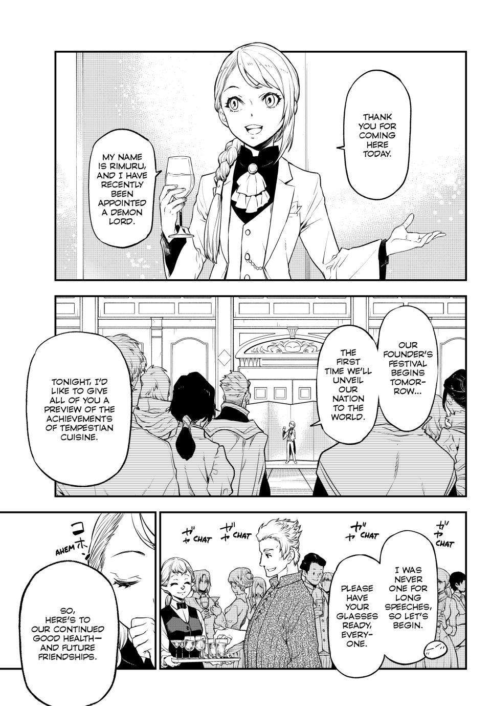 Tensei Shitara Slime Datta Ken chapter 110 page 1