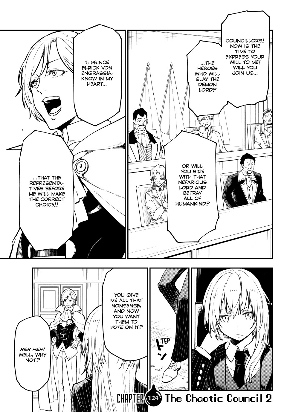 Tensei Shitara Slime Datta Ken chapter 124 page 1