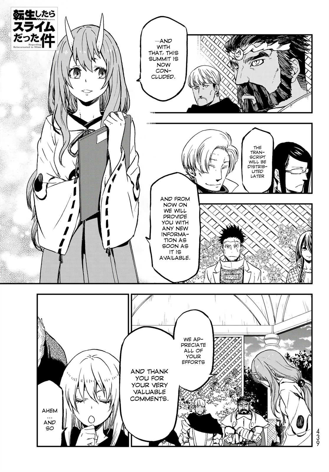 Tensei Shitara Slime Datta Ken chapter 76 page 1