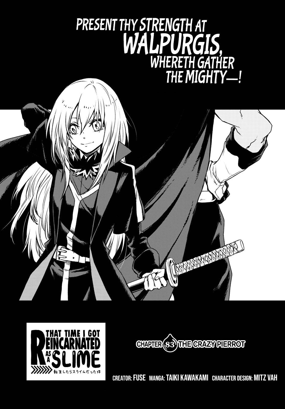 Tensei Shitara Slime Datta Ken chapter 83 page 1