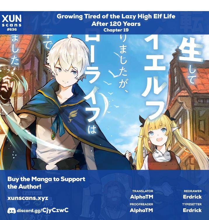 Tensei Shite High Elf ni Narimashitaga, Slow Life wa 120-nen de Akimashita chapter 19 page 1