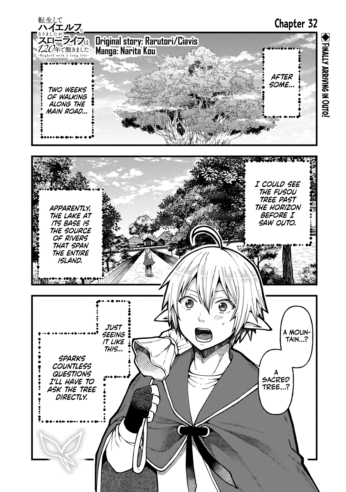 Tensei Shite High Elf ni Narimashitaga, Slow Life wa 120-nen de Akimashita chapter 32 page 2