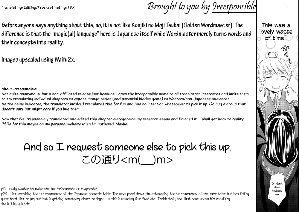 Tenseishichatta yo (Iya, Gomen) chapter 1 page 36