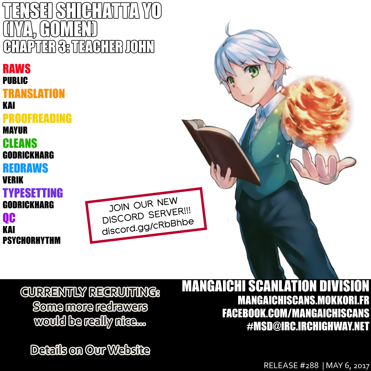 Tenseishichatta yo (Iya, Gomen) chapter 3 page 1