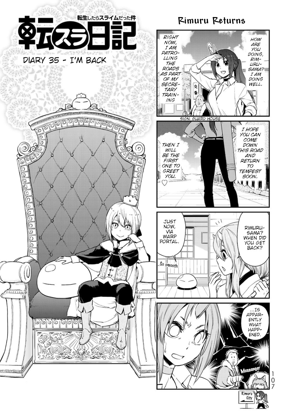 Tensura Nikki Tensei Shitara Slime Datta Ken chapter 35 page 1