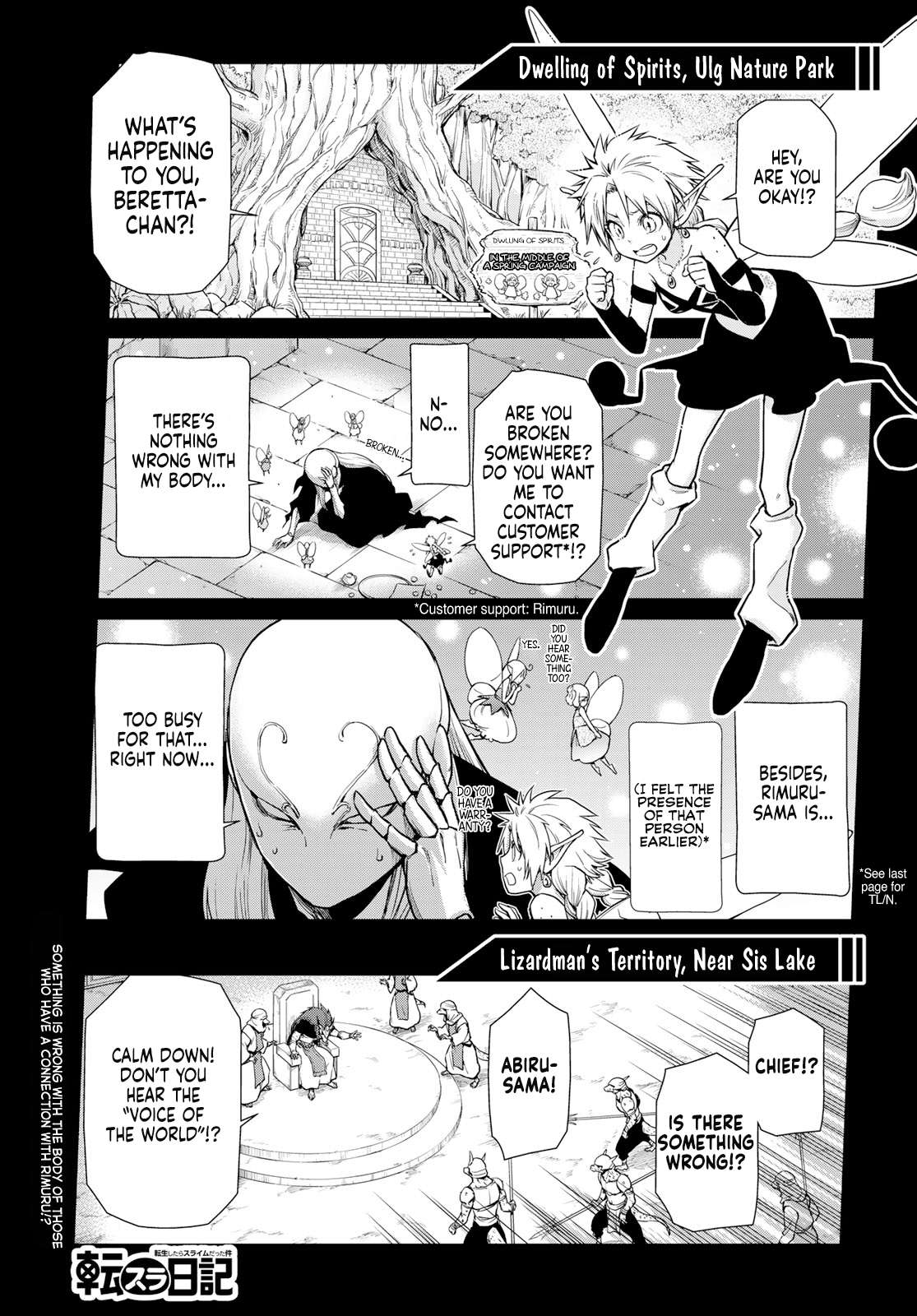 Tensura Nikki Tensei Shitara Slime Datta Ken chapter 60 page 1