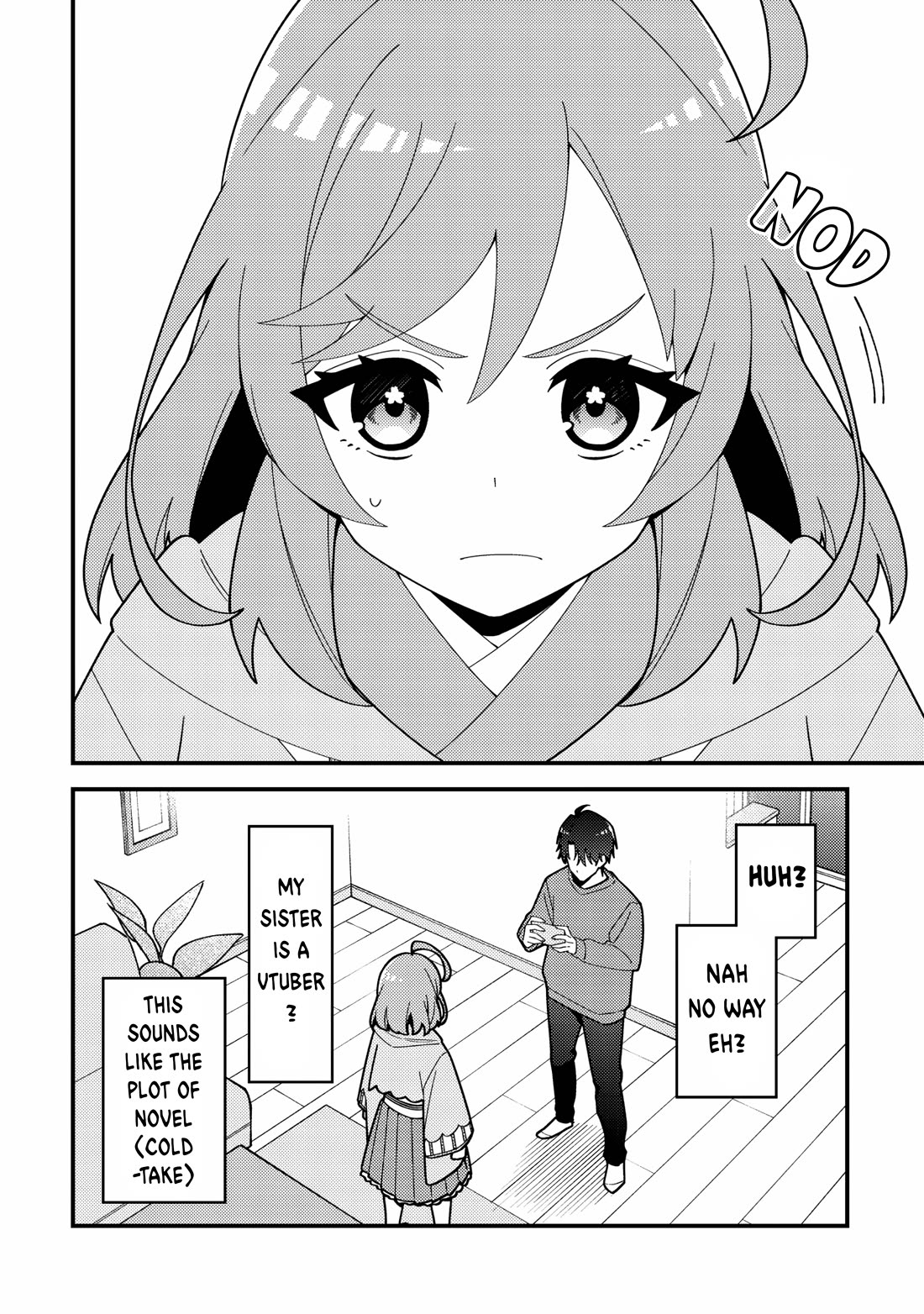 That Time I Crashed Into My Little Sister's Stream and Was Treated Like a VTuber chapter 1 page 11