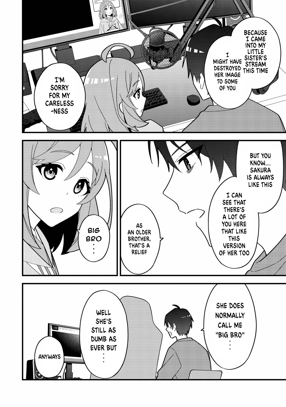 That Time I Crashed Into My Little Sister's Stream and Was Treated Like a VTuber chapter 1 page 27