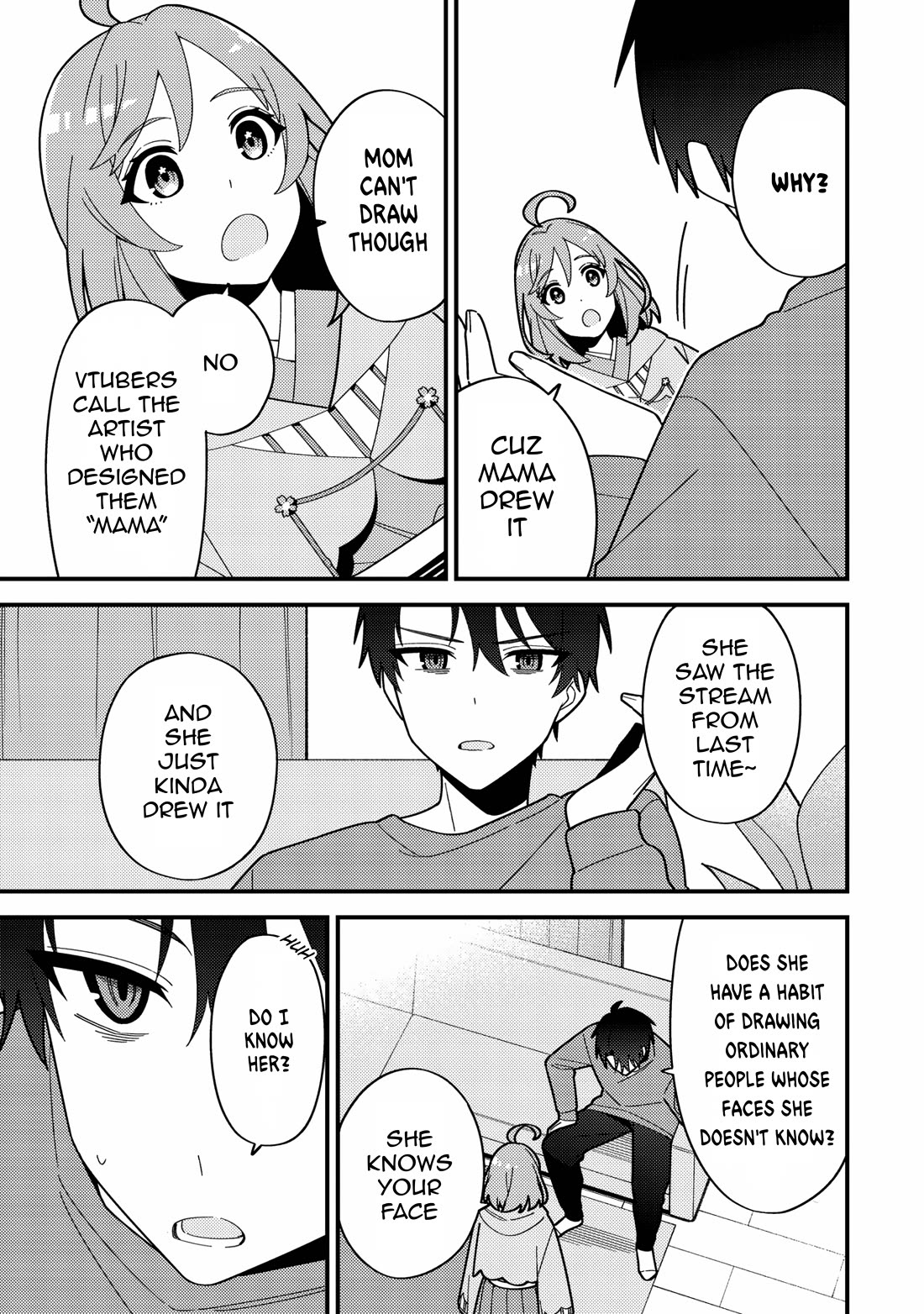 That Time I Crashed Into My Little Sister's Stream and Was Treated Like a VTuber chapter 2 page 3