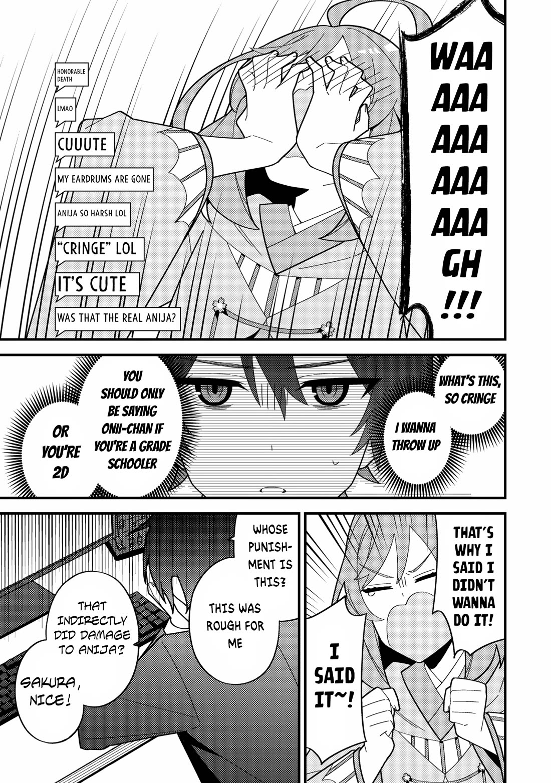 That Time I Crashed Into My Little Sister's Stream and Was Treated Like a VTuber chapter 5 page 15