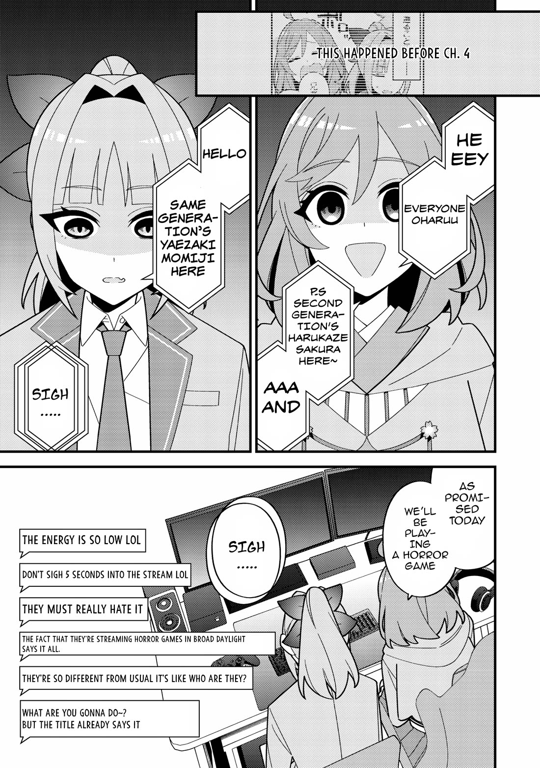 That Time I Crashed Into My Little Sister's Stream and Was Treated Like a VTuber chapter 6 page 1