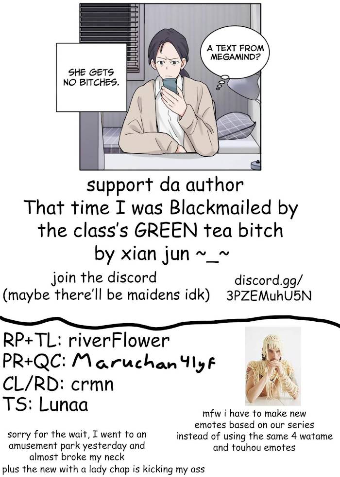 That Time I Was Blackmailed By the Class’s Green Tea Bitch chapter 33 page 8