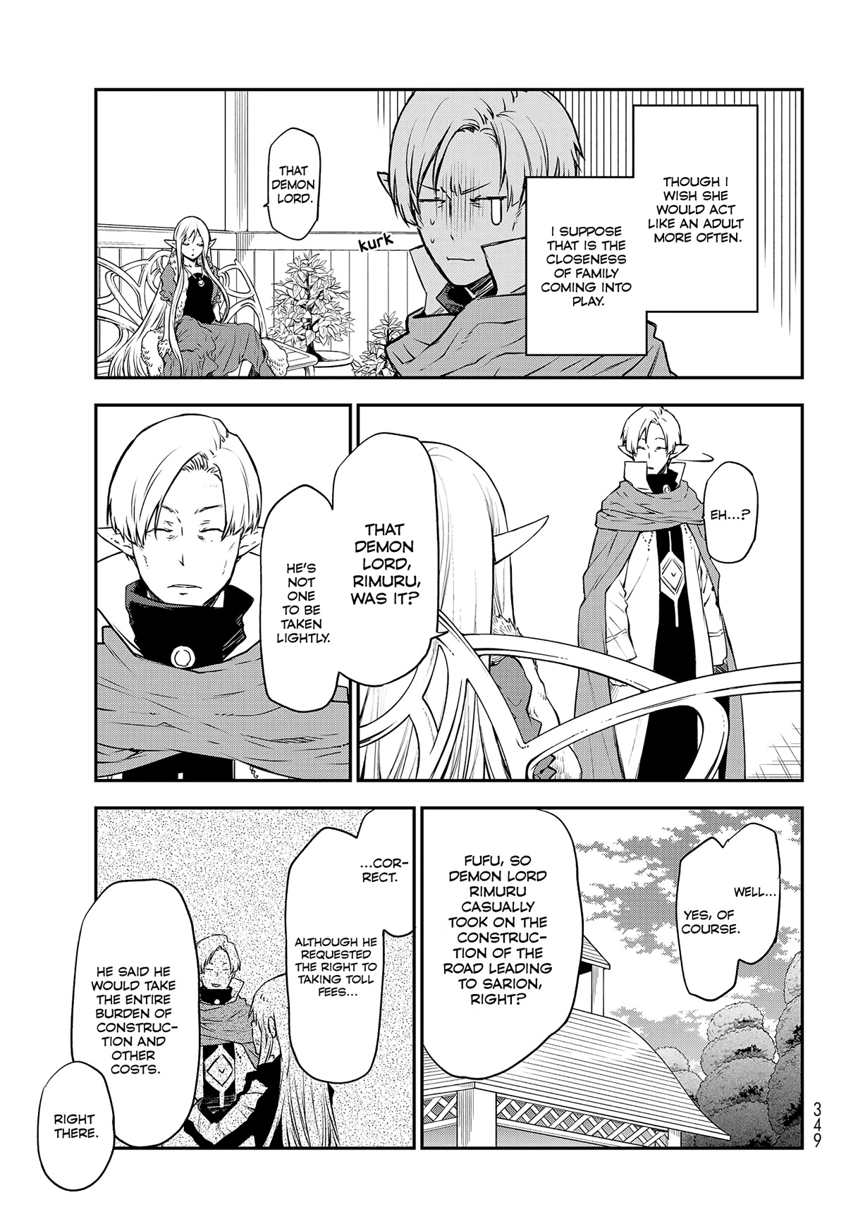 That Time I Was Reincarnated As A Slime Strange Tales: Monster Country Life Of Trinity chapter 102 page 35