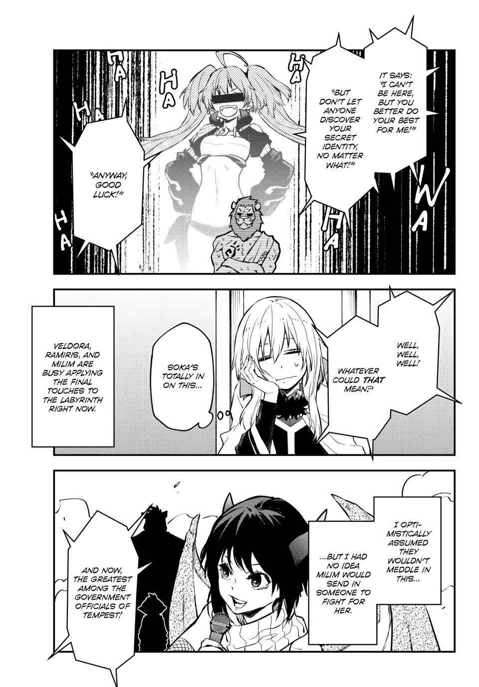 That Time I Was Reincarnated As A Slime Strange Tales: Monster Country Life Of Trinity chapter 112 page 34