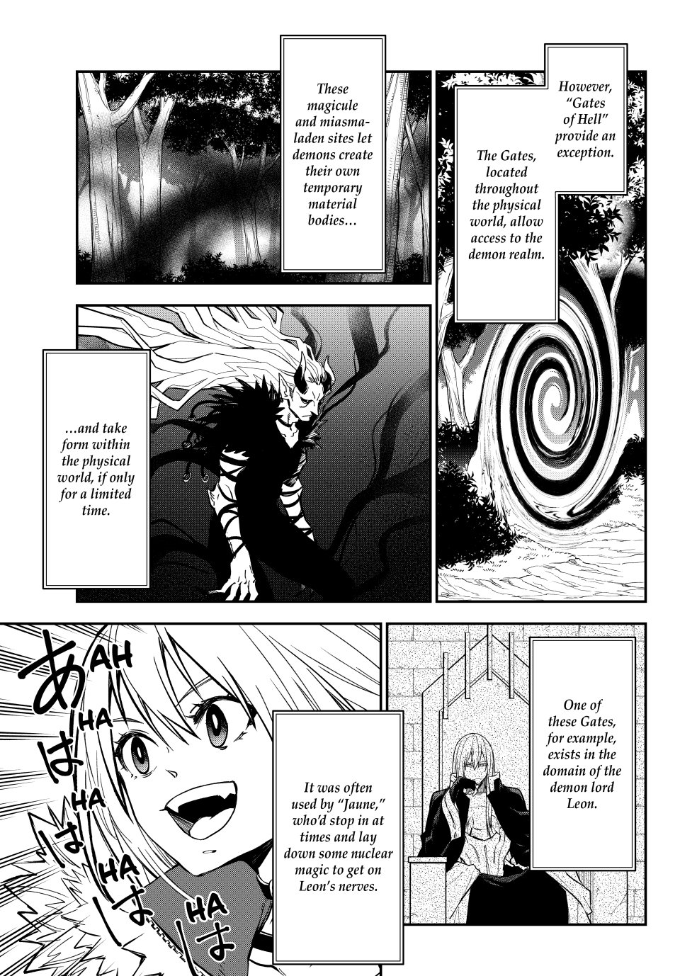 That Time I Was Reincarnated As A Slime Strange Tales: Monster Country Life Of Trinity chapter 133 page 4