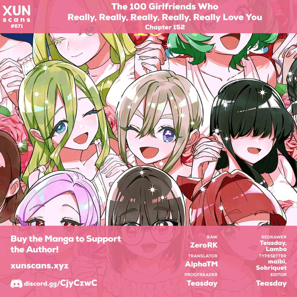 The 100 Girlfriends Who Really, Really, Really, Really, Really Love You chapter 152 page 1