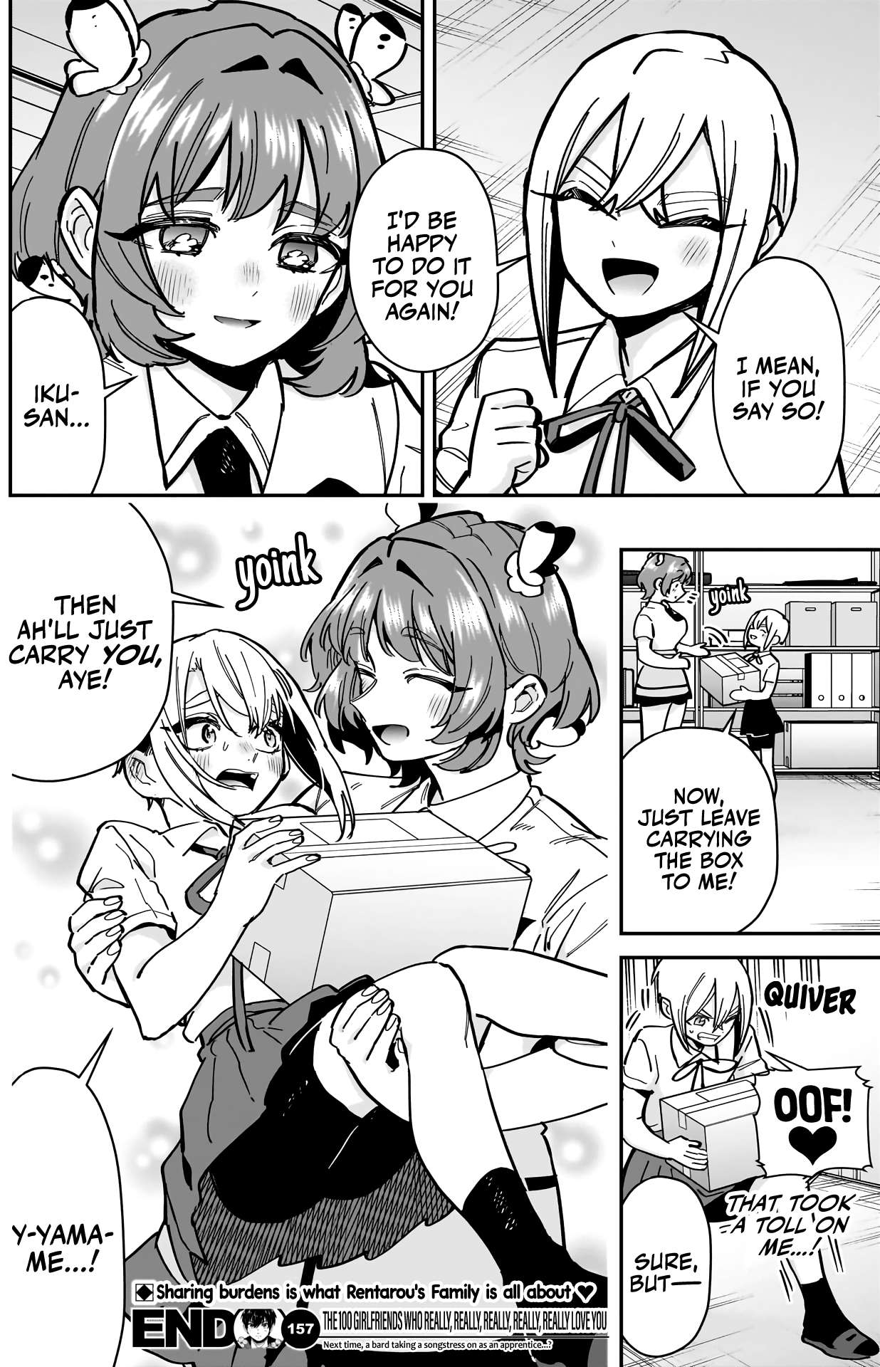 The 100 Girlfriends Who Really, Really, Really, Really, Really Love You chapter 157 page 21