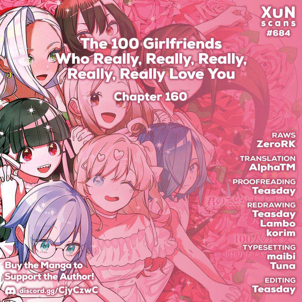 The 100 Girlfriends Who Really, Really, Really, Really, Really Love You chapter 160 page 1