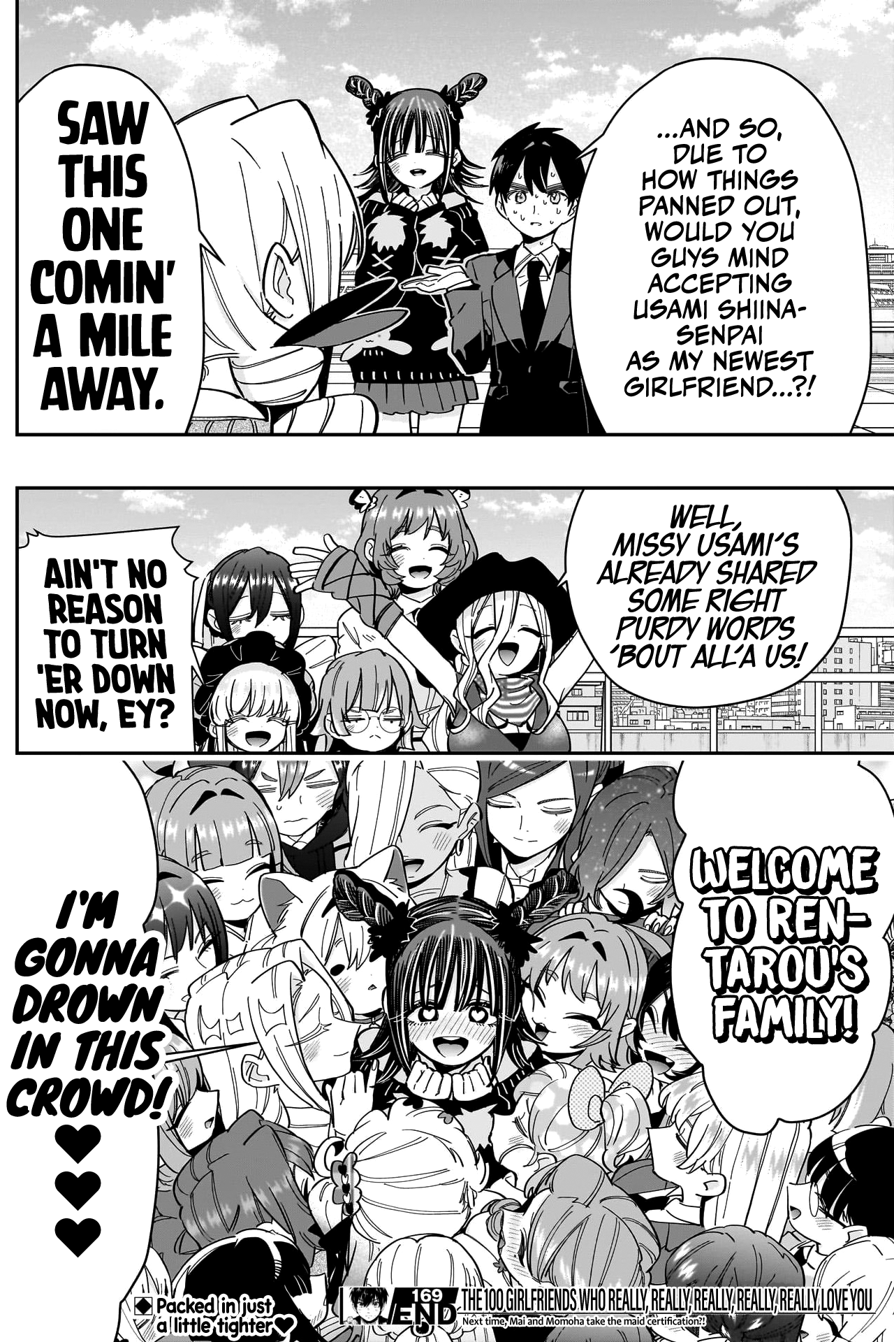 The 100 Girlfriends Who Really, Really, Really, Really, Really Love You chapter 169 page 22